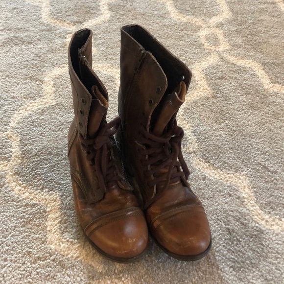 Steve Madden Shoes - Brown Combat boots Steve Madden Shoes - Brown Combat boots